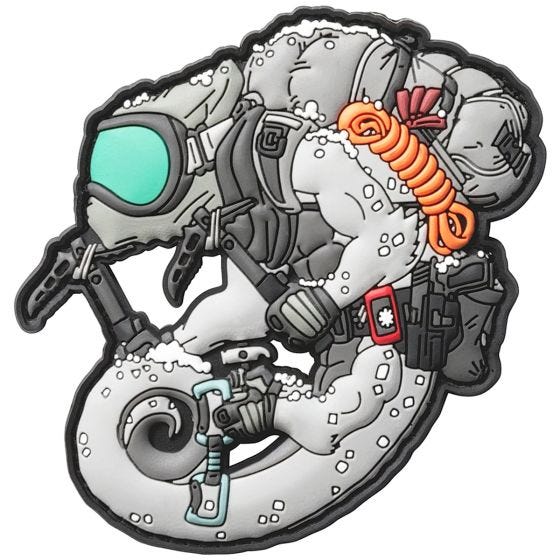 Patchlab Arctic Chameleon Mærke - Hvid
