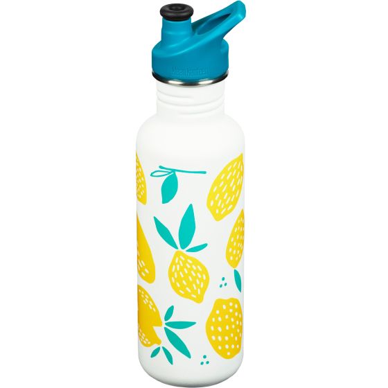 Klean Kanteen Classic Sport Cap Flaske 800 ml - Lemon