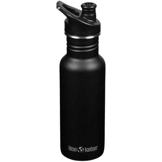 Klean Kanteen Classic Sport Cap Flaske 532 ml - Sort