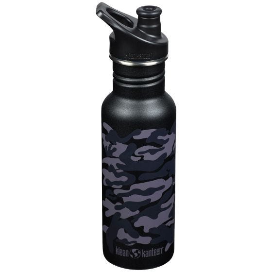 Klean Kanteen Classic Sport Cap Flaske 532 ml - Black Camo