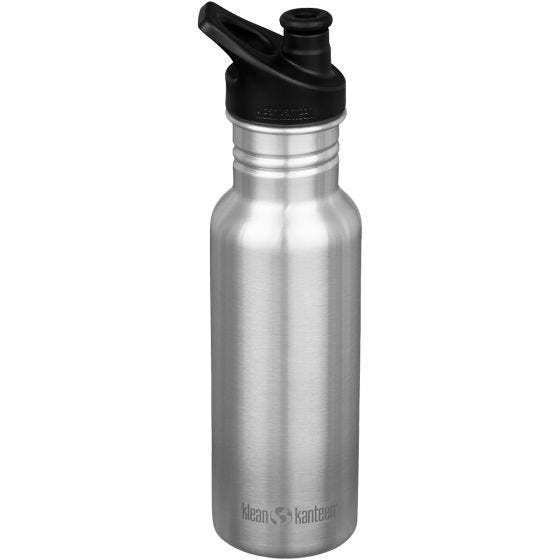 Klean Kanteen Classic Sport Cap Flaske 532 ml - Brushed Stainless