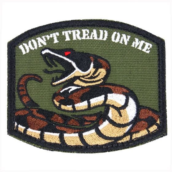 Condor Don't Tread On Me Mærke - Olive Drab