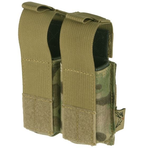 Flyye Double 9mm Pistol Magazine Pouch Ver. HP MOLLE MultiCam