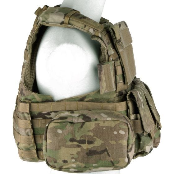 Flyye Force Recon ver. Land Vest med Hylstersæt - MultiCam