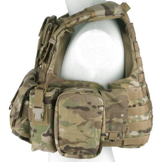 Flyye Force Recon ver. Land Vest med Hylstersæt - MultiCam