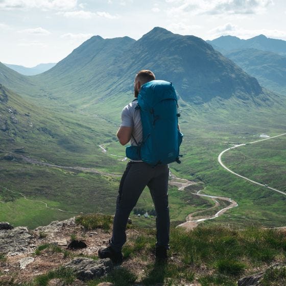 Highlander Mænd Ben Nevis Rygsæk 65 L - Petrol