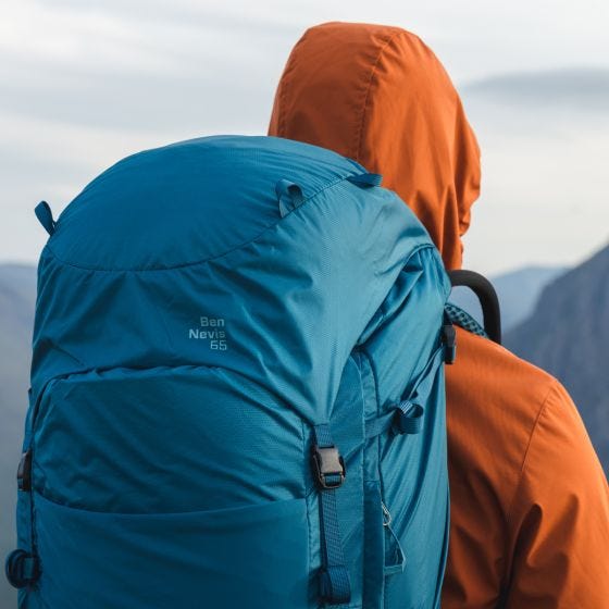 Highlander Mænd Ben Nevis Rygsæk 65 L - Petrol