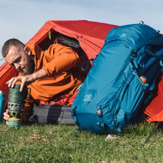 Highlander Mænd Ben Nevis Rygsæk 65 L - Petrol