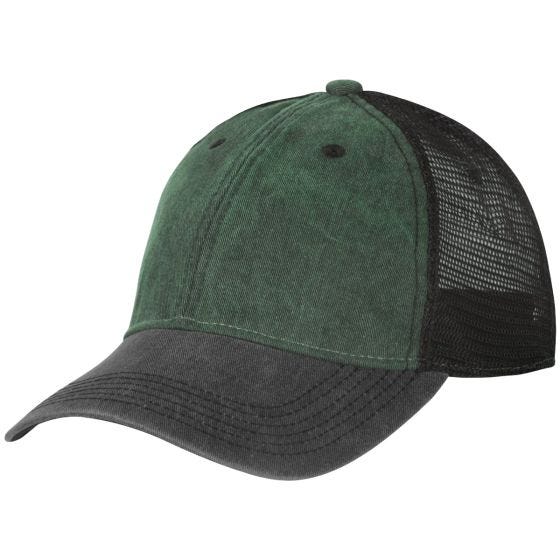 Helikon Plain Trucker Kasket - Washed Dark Green / Washed Black C