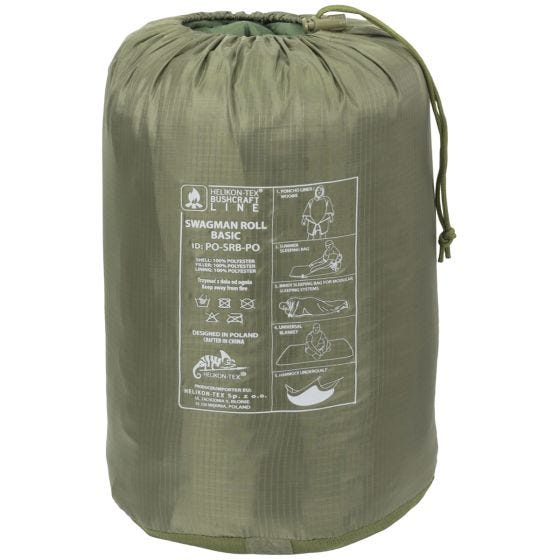 Helikon Swagman Roll Basic Poncho - Olivengrøn
