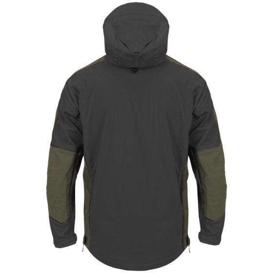 Helikon Woodsman Anorakjakke - Sort/Taiga Green