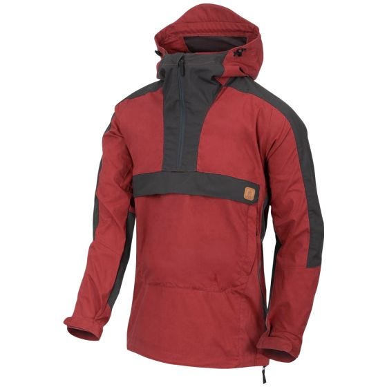 Helikon Woodsman Anorakjakke - Crimson Sky/Ash Grey