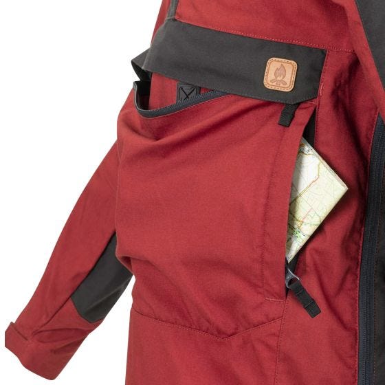 Helikon Woodsman Anorakjakke - Crimson Sky/Ash Grey