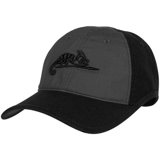 Helikon Logo Kasket Polybomuld med Ripstop Sort/Shadow Grey