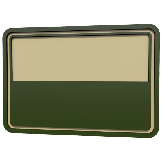 Helikon Polish Subdued Flaglap Sæt med 2 - Khaki