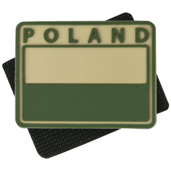 Helikon Polish Subdued Flaglap med Polen-print Sæt med 2 Khaki