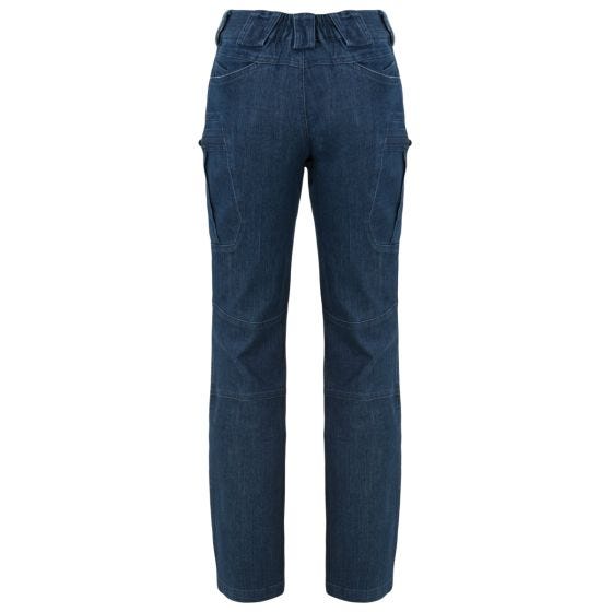 Helikon Women's UTP Resized Denim Stretch Bukser - Marine Blue