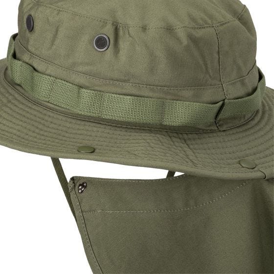 Helikon Boonie-hat Polybomuld med Ripstop - Olivenfarvet