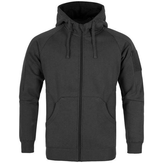 Helikon Urban Tactical Hættetrøje med Fuld Lynlås - Sort