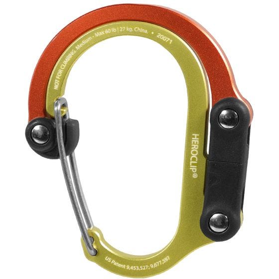 Heroclip Medium Gear Karabinhage - Fireball