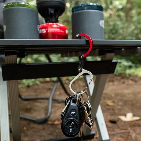 Heroclip Mini Gear Karabinhage - Hot Rod Red