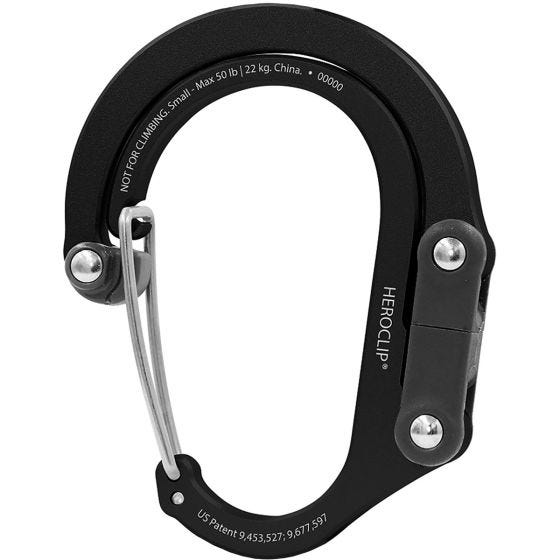 Heroclip Small Gear Karabinhage - Stealth Black