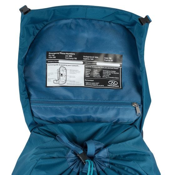 Highlander Mænd Ben Nevis Rygsæk 52 L - Petrol