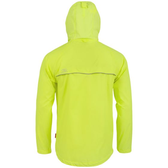 Highlander Stow & Go Jakke, der kan pakkes sammen - Gul