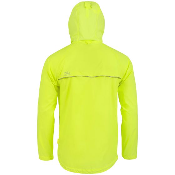 Highlander Stow & Go Jakke, der kan pakkes sammen - Gul