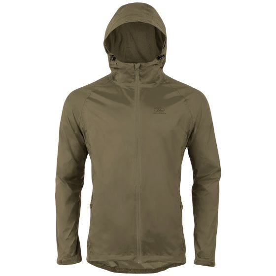 Highlander Stow & Go Jakke, der kan pakkes sammen - Ranger Green