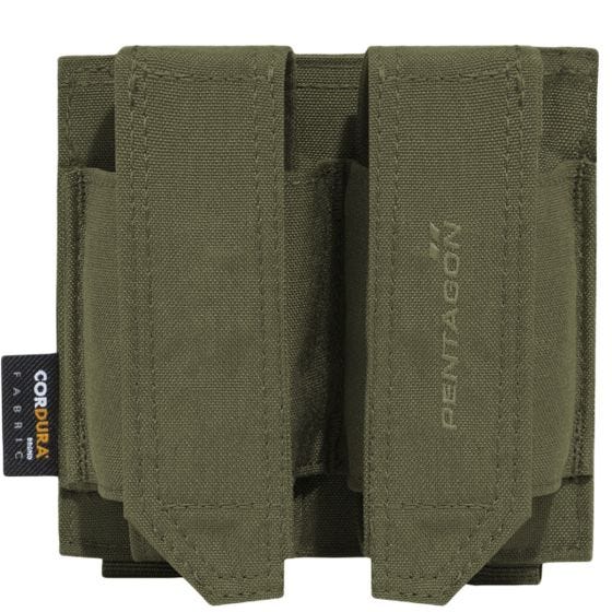 Pentagon Double FB Pung - Olivenfarvet