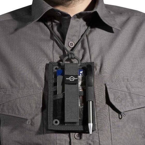 Pentagon ID Card Holder Pung - Sort