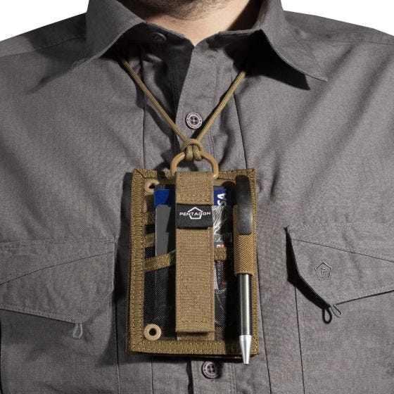 Pentagon ID Card Holder Pung - Coyote