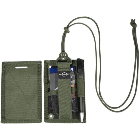 Pentagon ID Card Holder Pung - Olivenfarvet