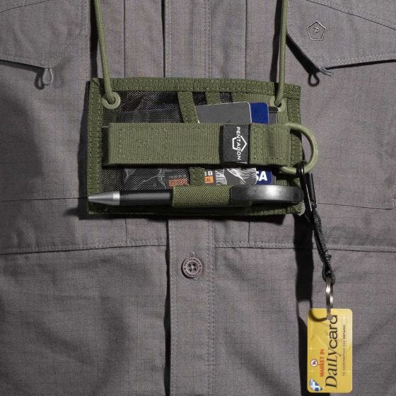 Pentagon ID Card Holder Pung - Olivenfarvet