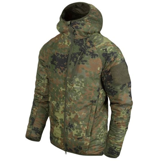 Helikon Wolfhound Jakke med Hætte - Flecktarn
