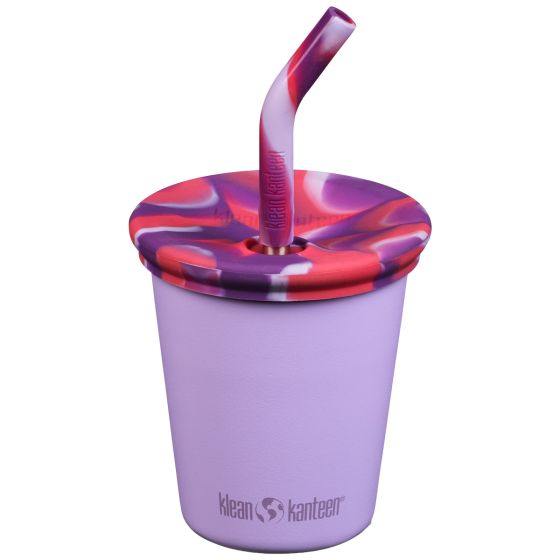 Klean Kanteen Kids 295ml w/Straw Lid Kop - Crocus Petal