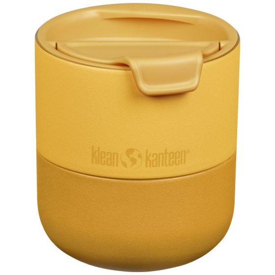 Klean Kanteen Rise 280ml Lowball Termisk krus w/Flip Lid - Old Gold
