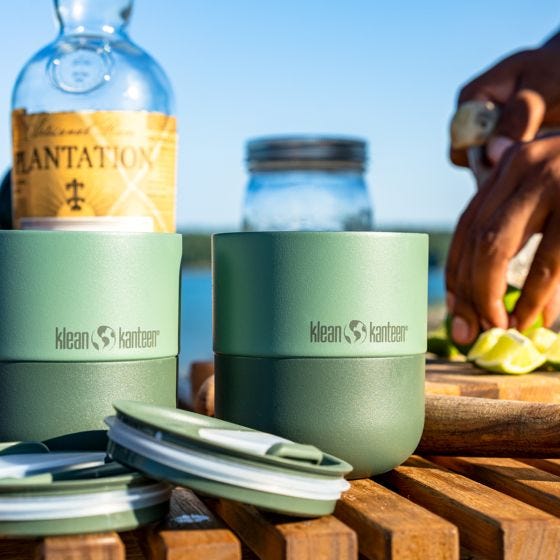 Klean Kanteen Rise 280ml Lowball Termisk krus w/Flip Lid - Sea Spray