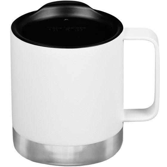 Klean Kanteen 355ml Insulated Camp Mug w/Tumbler Lid - Matte White