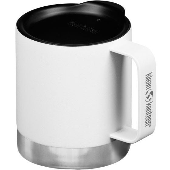 Klean Kanteen 355ml Insulated Camp Mug w/Tumbler Lid - Matte White