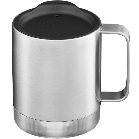 Klean Kanteen 355ml Insulated Camp Mug w/Tumbler Lid - Brushed Stainless