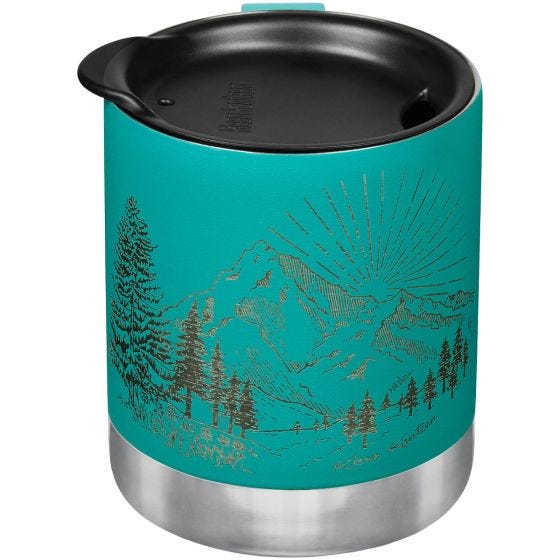 Klean Kanteen 355ml Insulated Camp Mug w/Tumbler Lid - Mountain-Porcelain