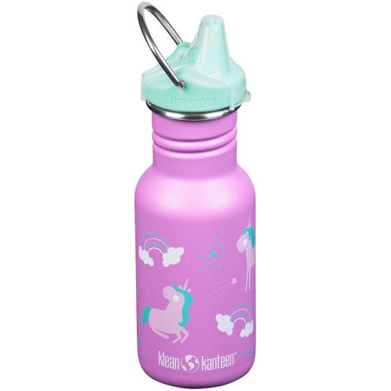 Klean Kanteen Kid Kanteen 355ml Sippy Cap Flaske - Unicorns