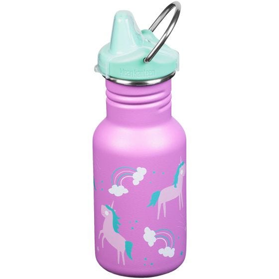 Klean Kanteen Kid Kanteen 355ml Sippy Cap Flaske - Unicorns