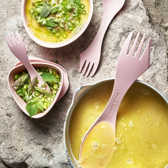 Light My Fire Spork Large Serving Bio - Musty Yellow