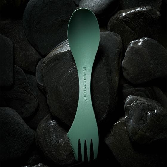 Light My Fire Spork Large Serving Bio - Musty Yellow