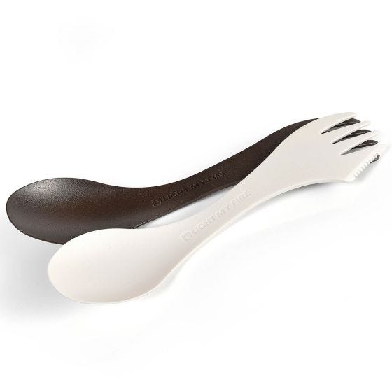 Light My Fire Spork Original Bio 2 Pack - Cocoa/Cream