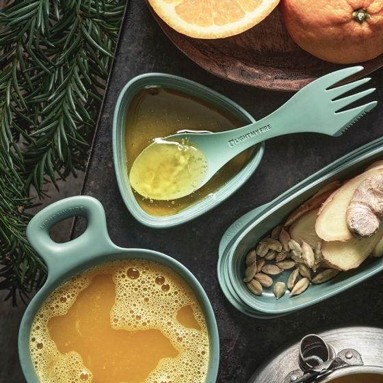 Light My Fire Spork Original Bio 2 Pack - Cocoa/Cream