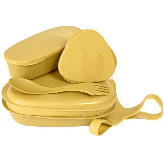 Light My Fire LunchKit Bio 6pcs Sæt - Musty Yellow